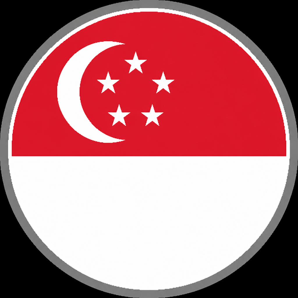 English (Singapore) Flag